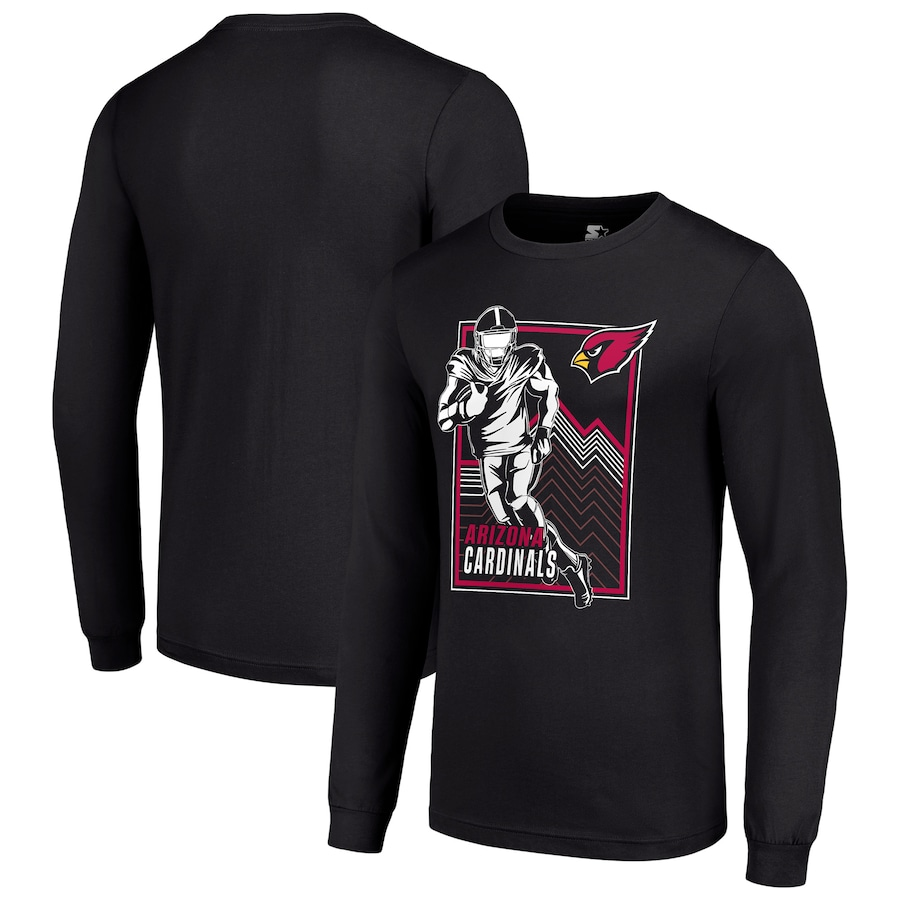 Men Arizona Cardinals black 2024 NFL Long sleeve T Shirts